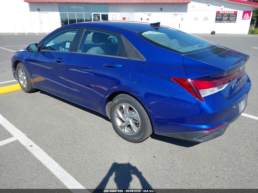 2021 Hyundai Elantra VIN 5NPLL4AGXMH045236 IAAI salvage auction — NORMAL WEAR, SF97 (California), sold $25 on 2026-07-30 (photo 3)