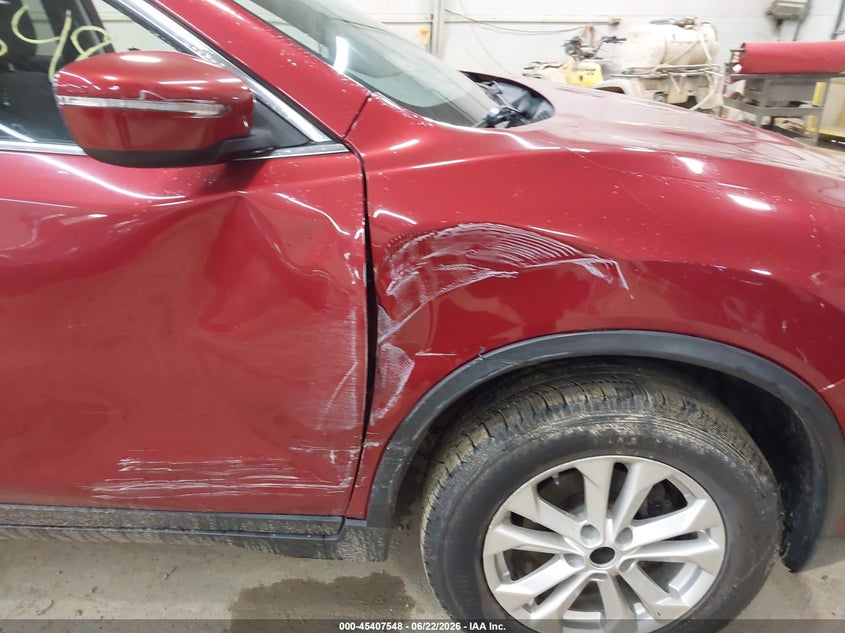 2015 Nissan Rogue VIN KNMAT2MV2FP536137 IAAI salvage auction — SIDE, Salvage Title, sold $1,450 on 2026-07-30 (photo 6)