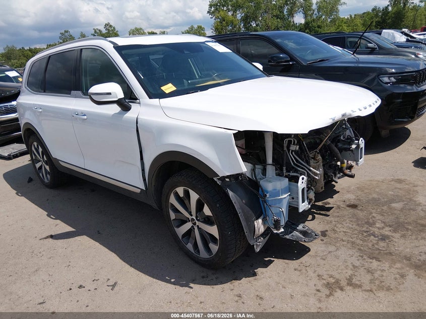 2022 Kia Telluride VIN 5XYP6DHC5NG294208 IAAI salvage auction — FRONT END, Salvage (Ohio), sold $4,550 on 2026-07-21 (photo 1)