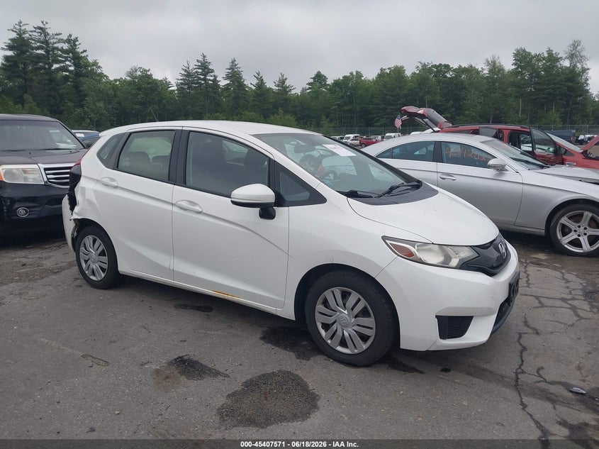 2016 Honda Fit VIN JHMGK5H57GX014144 IAAI salvage auction — REAR END, Salvage (Massachusetts), sold $2,275 on 2026-07-17 (photo 1)