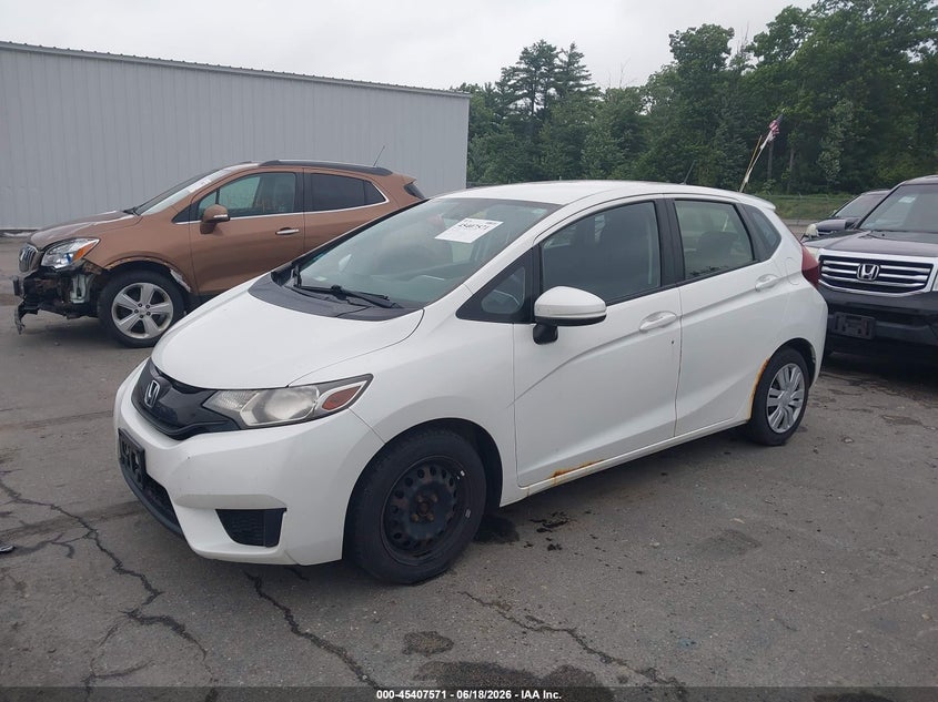 2016 Honda Fit VIN JHMGK5H57GX014144 IAAI salvage auction — REAR END, Salvage (Massachusetts), sold $2,275 on 2026-07-17 (photo 2)