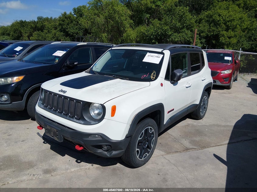 2015 Jeep Renegade VIN ZACCJBCT8FPC35728 IAAI salvage auction — NORMAL WEAR, Original (Texas), sold $1,900 on 2026-07-06 (photo 2)
