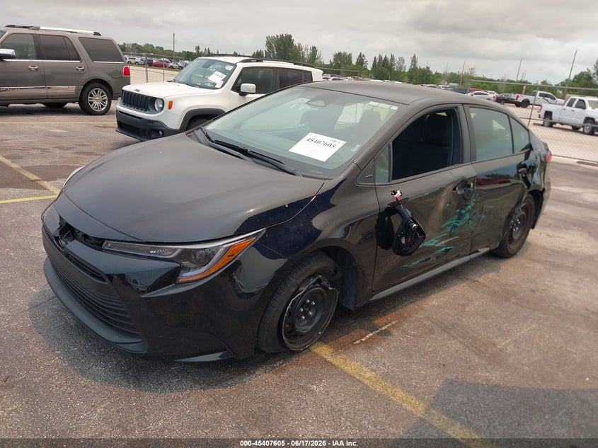 2026 Toyota Corolla VIN 5YFB4MDEXTP375124 IAAI salvage auction — LEFT SIDE, Salvage Title, sold $13,900 on 2026-07-15 (photo 2)