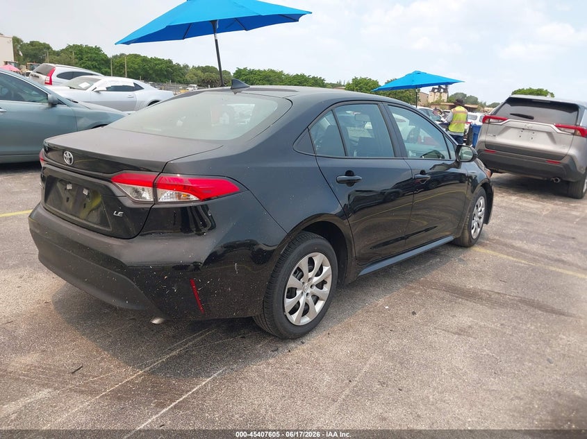 2026 Toyota Corolla VIN 5YFB4MDEXTP375124 IAAI salvage auction — LEFT SIDE, Salvage Title, sold $13,900 on 2026-07-15 (photo 4)