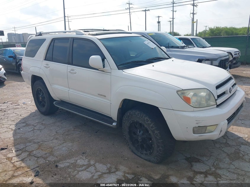 2003 Toyota 4runner VIN JTEZU17R430012920 IAAI salvage auction — REPOSSESSION, Original (Texas), sold $2,100 on 2026-07-27 (photo 1)