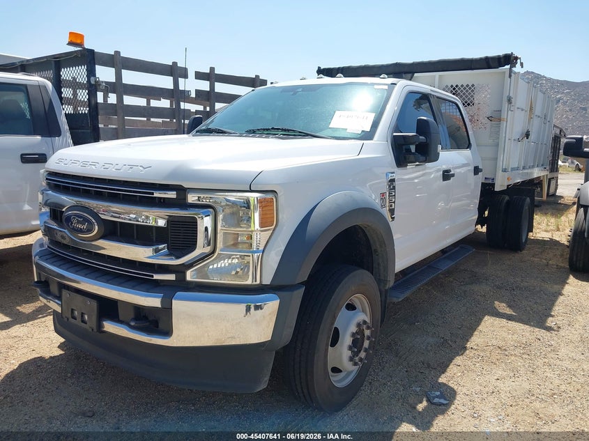 2021 Ford F550 VIN 1FD0W5GN7MED99295 IAAI salvage auction — SIDE, Clear (California), sold $7,650 on 2026-07-28 (photo 2)