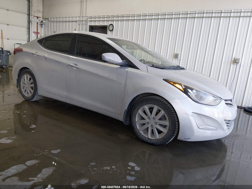 2014 Hyundai Elantra VIN KMHDH4AE1EU166504 IAAI salvage auction — NORMAL WEAR, Original (Alaska), sold $25 on 2026-07-17 (photo 1)