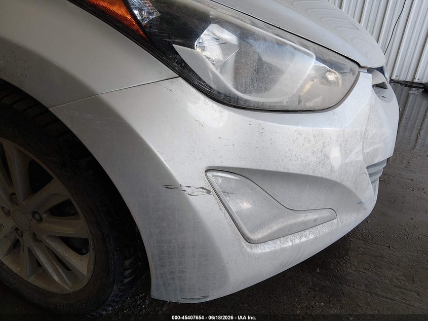 2014 Hyundai Elantra VIN KMHDH4AE1EU166504 IAAI salvage auction — NORMAL WEAR, Original (Alaska), sold $25 on 2026-07-17 (photo 6)