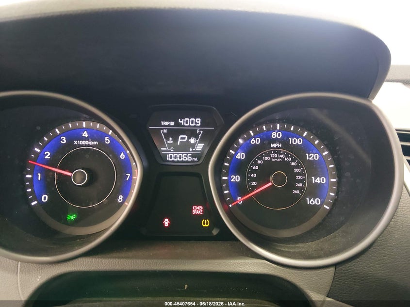 2014 Hyundai Elantra VIN KMHDH4AE1EU166504 IAAI salvage auction — NORMAL WEAR, Original (Alaska), sold $25 on 2026-07-17 (photo 7)