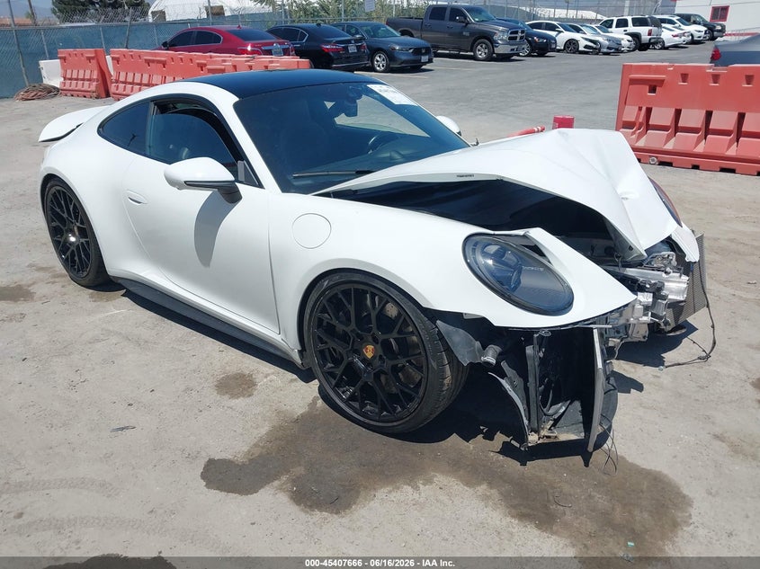 2023 Porsche 911 VIN WP0AB2A96PS220751 — IAAI salvage auction photo