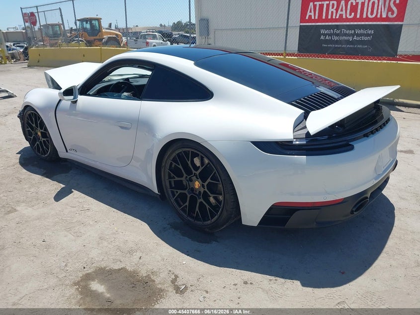 2023 Porsche 911 VIN WP0AB2A96PS220751 IAAI salvage auction — FRONT END, Wait Title, sold $57,000 on 2026-08-24 (photo 3)