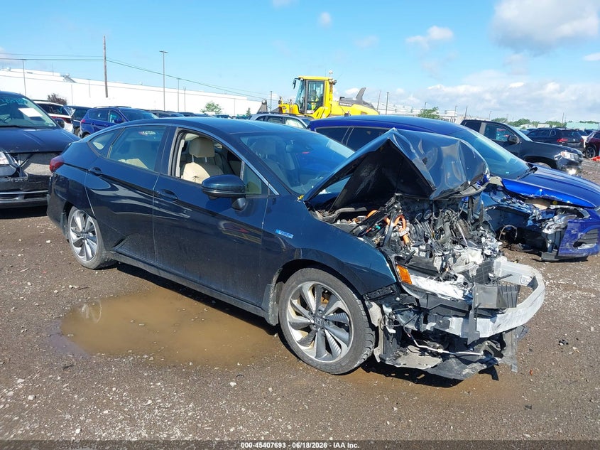 2018 Honda Clarity VIN JHMZC5F39JC023594 IAAI salvage auction — FRONT END, Mv-907A (New York), sold $650 on 2026-07-08 (photo 1)