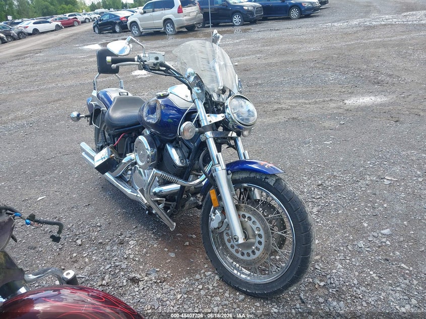 2008 Yamaha Xv VIN JYAVP11EX8A112100 IAAI salvage auction — FRONT END, Mv-907A (New York), sold $200 on 2026-07-22 (photo 1)