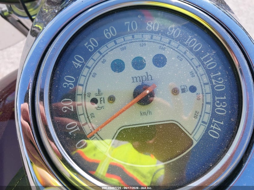 2005 Kawasaki Vn1600 VIN JKBVNKA125A015374 IAAI salvage auction — FRONT END, Clear (Indiana), sold $125 on 2026-07-28 (photo 7)