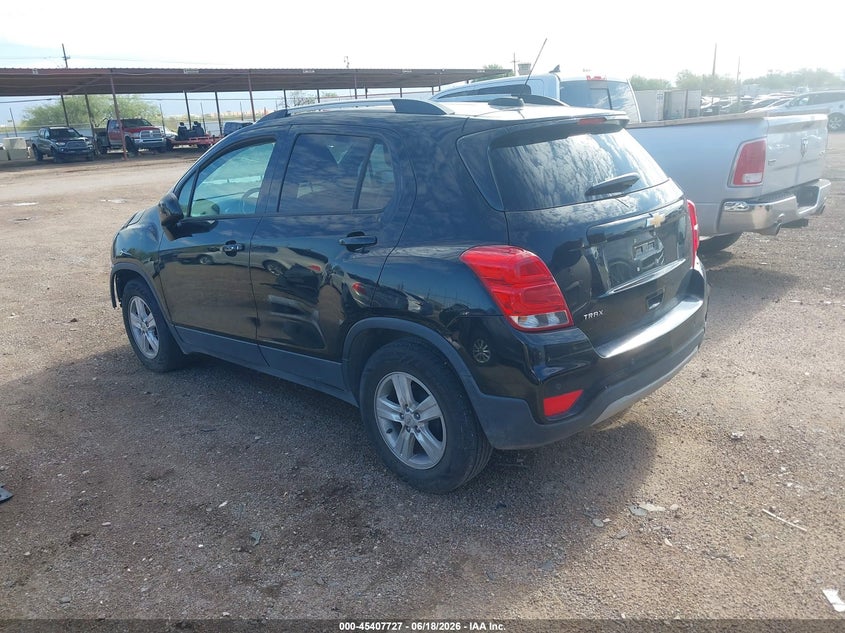 2021 Chevrolet Trax VIN KL7CJLSM9MB374836 IAAI salvage auction — FRONT END, Salvage Title, sold $950 on 2026-07-30 (photo 3)