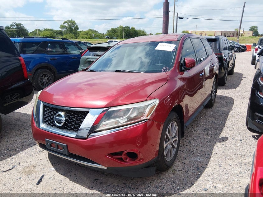 2014 Nissan Pathfinder VIN 5N1AR2MN2EC669531 IAAI salvage auction — NORMAL WEAR, Original (Texas), sold $950 on 2026-07-11 (photo 2)