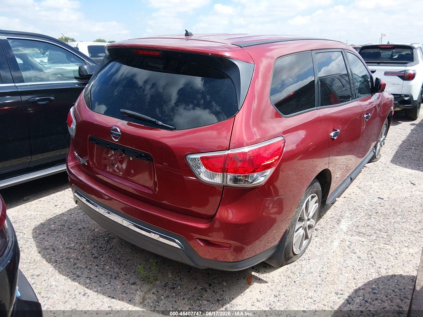 2014 Nissan Pathfinder VIN 5N1AR2MN2EC669531 IAAI salvage auction — NORMAL WEAR, Original (Texas), sold $950 on 2026-07-11 (photo 4)