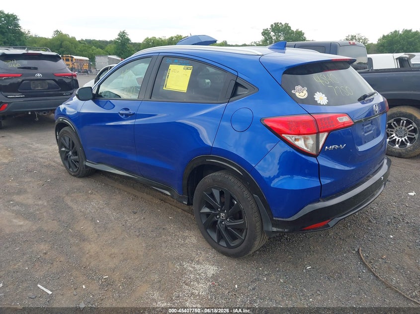 2021 Honda Hr-v VIN 3CZRU6H15MM740149 IAAI salvage auction — FRONT END, Salvage (Virginia), sold $4,150 on 2026-07-09 (photo 3)