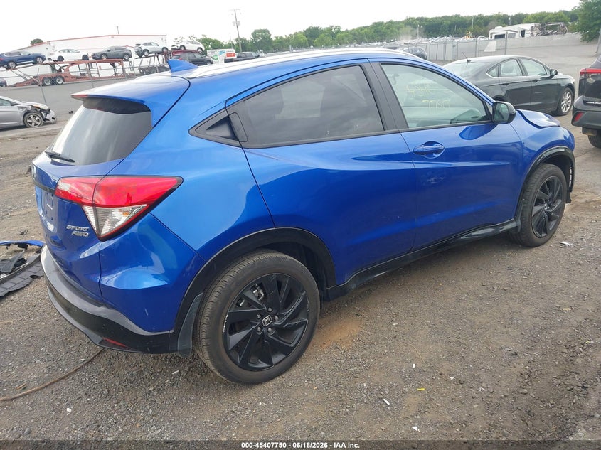 2021 Honda Hr-v VIN 3CZRU6H15MM740149 IAAI salvage auction — FRONT END, Salvage (Virginia), sold $4,150 on 2026-07-09 (photo 4)
