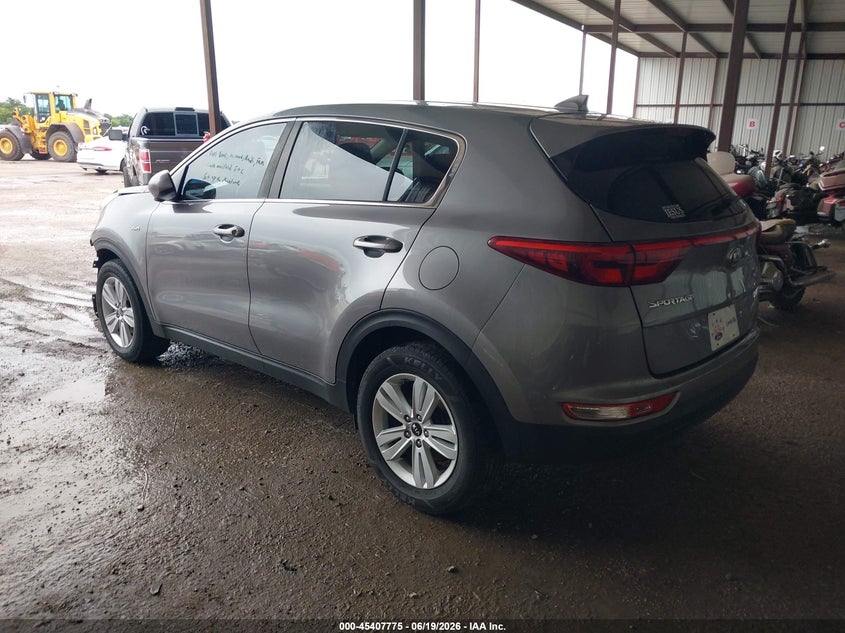 2018 Kia Sportage VIN KNDPMCAC6J7338511 IAAI salvage auction — FRONT END, Original (Texas), sold $2,150 on 2026-07-28 (photo 3)