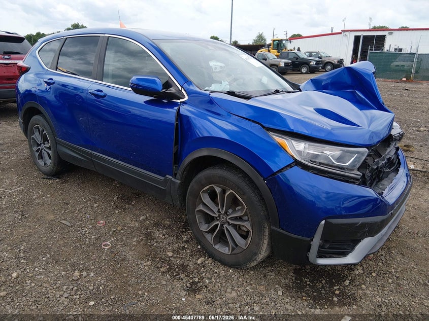 2020 Honda Cr-v VIN 7FARW2H51LE021855 IAAI salvage auction — LEFT FRONT, Salvage Title, sold $6,100 on 2026-08-01 (photo 1)