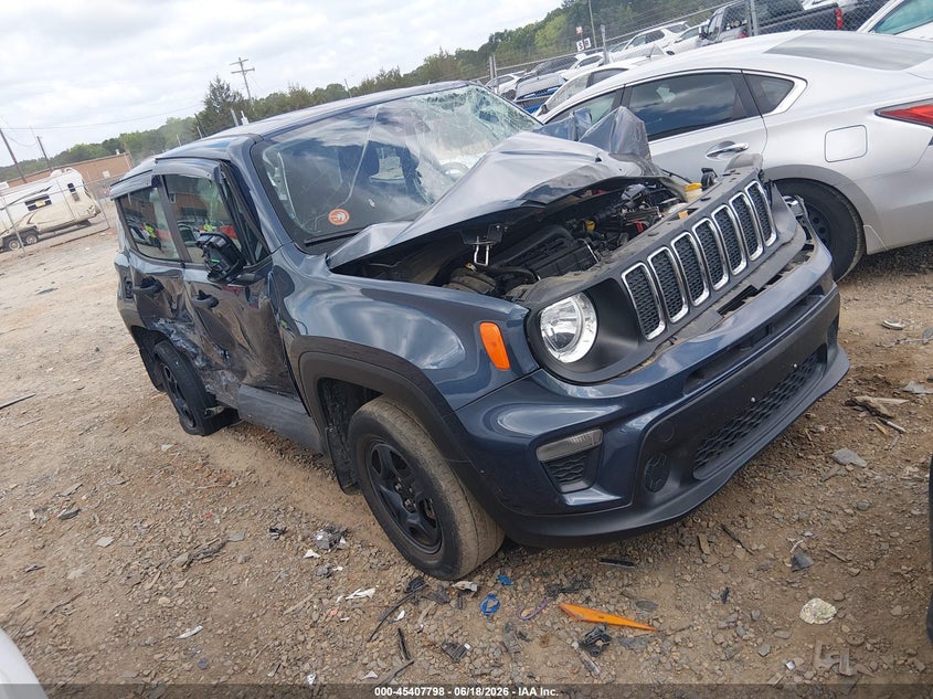 2021 Jeep Renegade VIN ZACNJDAB5MPN29628 IAAI salvage auction — ROLLOVER, Salvage (North Carolina), sold $950 on 2026-07-20 (photo 1)