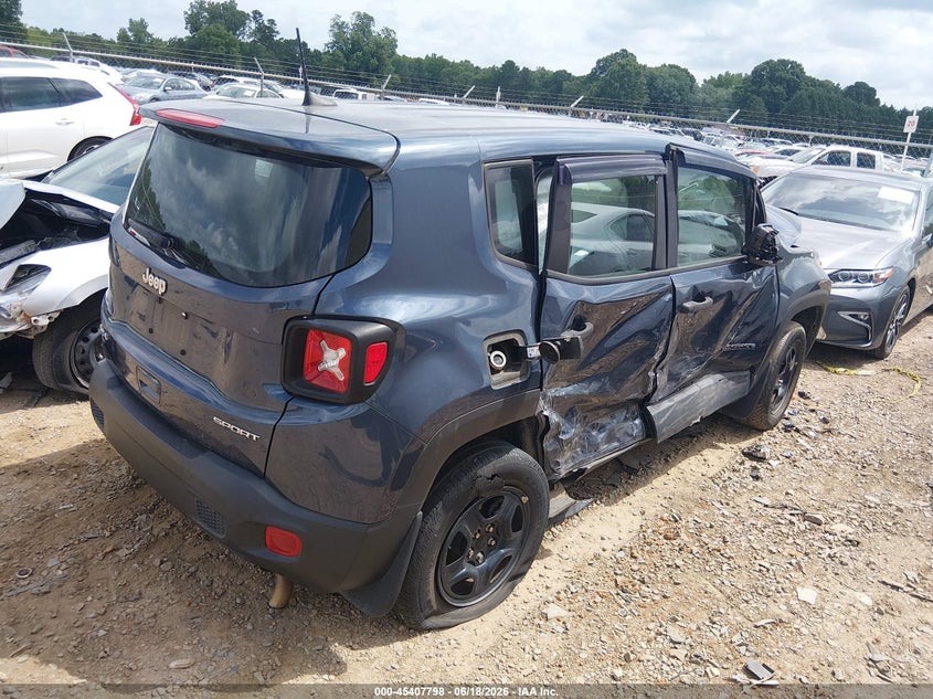2021 Jeep Renegade VIN ZACNJDAB5MPN29628 IAAI salvage auction — ROLLOVER, Salvage (North Carolina), sold $950 on 2026-07-20 (photo 4)