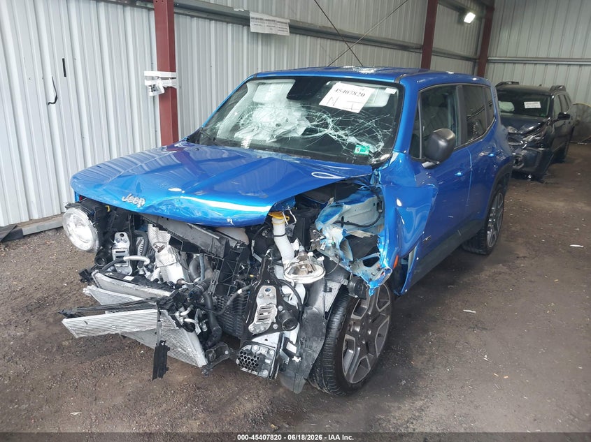 2020 Jeep Renegade VIN ZACNJAABXLPL75012 IAAI salvage auction — FRONT END, Salvage Title, sold $825 on 2026-07-23 (photo 2)