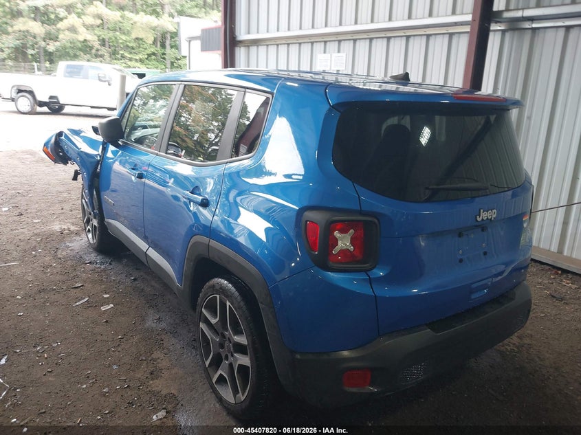 2020 Jeep Renegade VIN ZACNJAABXLPL75012 IAAI salvage auction — FRONT END, Salvage Title, sold $825 on 2026-07-23 (photo 3)