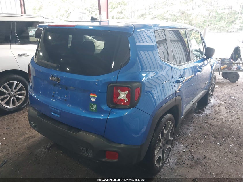 2020 Jeep Renegade VIN ZACNJAABXLPL75012 IAAI salvage auction — FRONT END, Salvage Title, sold $825 on 2026-07-23 (photo 4)