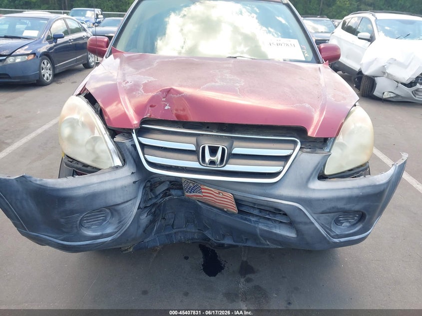 2005 Honda Cr-v VIN JHLRD78885C018642 IAAI salvage auction — FRONT END, Salvage (North Carolina), sold $1,000 on 2026-07-08 (photo 6)