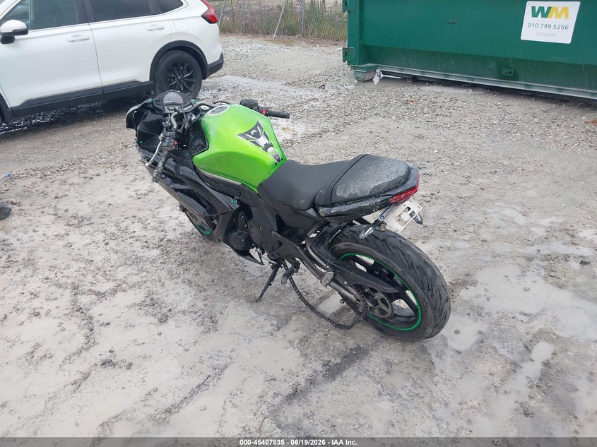 2012 Kawasaki Ninja VIN JKAEXEE16CDA02099 IAAI salvage auction — FRONT END, Salvage Title, sold $25 on 2026-07-22 (photo 3)