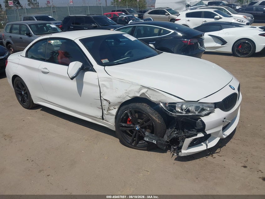2014 BMW 4er VIN WBA3V7C54EP770860 IAAI salvage auction — RIGHT FRONT, Salvage Title, sold $2,050 on 2026-08-02 (photo 1)