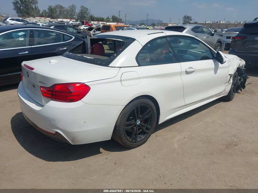 2014 BMW 4er VIN WBA3V7C54EP770860 IAAI salvage auction — RIGHT FRONT, Salvage Title, sold $2,050 on 2026-08-02 (photo 4)