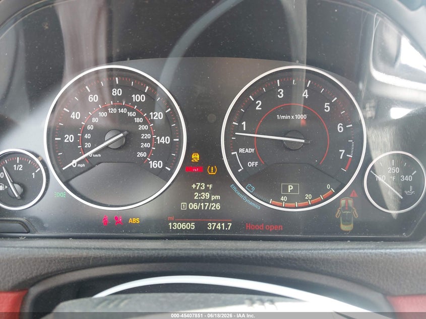 2014 BMW 4er VIN WBA3V7C54EP770860 IAAI salvage auction — RIGHT FRONT, Salvage Title, sold $2,050 on 2026-08-02 (photo 7)