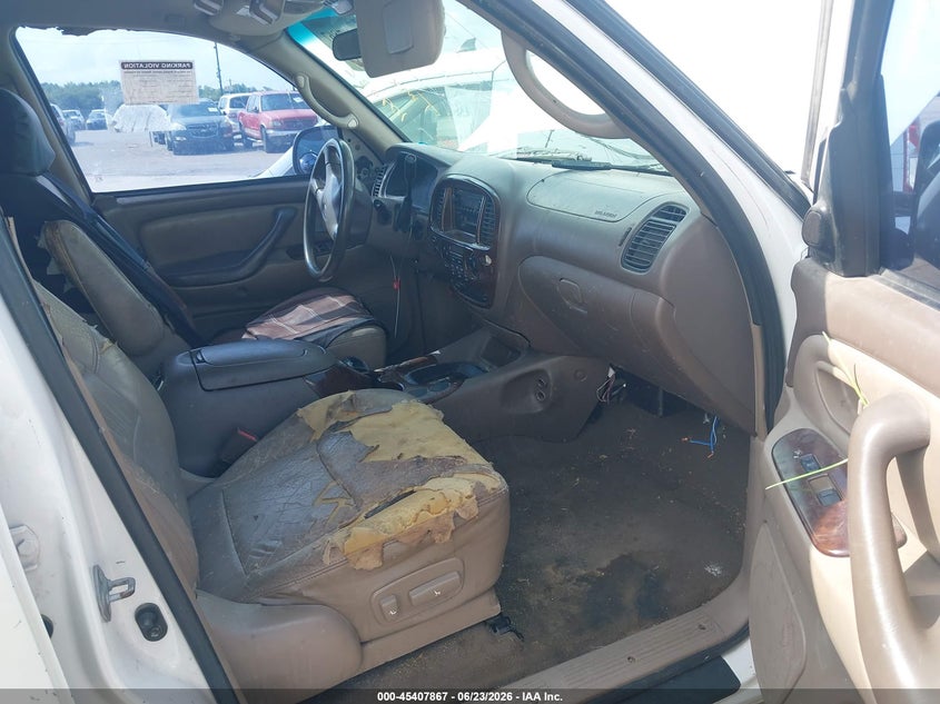 2002 Toyota Sequoia VIN 5TDZT34A12S109036 IAAI salvage auction — NORMAL WEAR, Original (Texas), sold $525 on 2026-07-06 (photo 5)