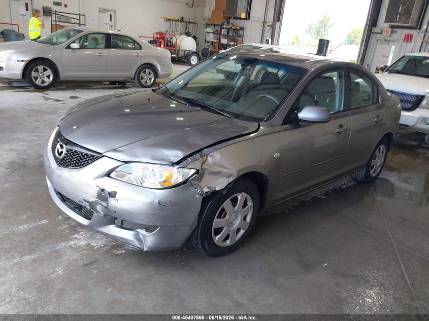 2006 Mazda 3 VIN JM1BK12G961400788 IAAI salvage auction — LEFT FRONT, Repossessed (Missouri), sold $250 on 2026-07-30 (photo 2)