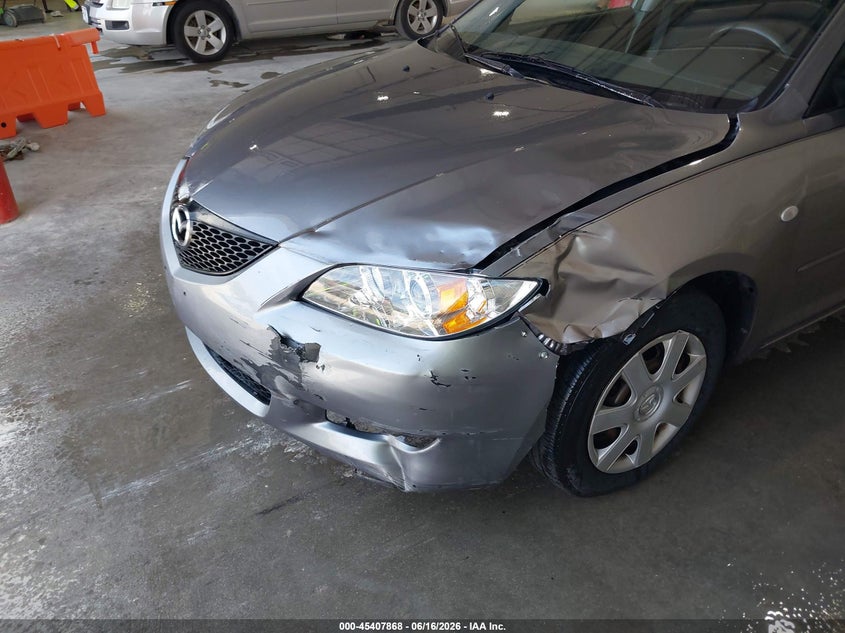 2006 Mazda 3 VIN JM1BK12G961400788 IAAI salvage auction — LEFT FRONT, Repossessed (Missouri), sold $250 on 2026-07-30 (photo 6)
