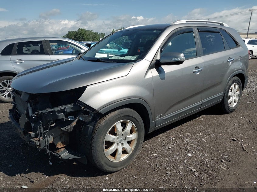 2012 Kia Sorento VIN 5XYKTCA61CG225580 IAAI salvage auction — FRONT END, Mv-907A (New York), sold $325 on 2026-07-08 (photo 2)
