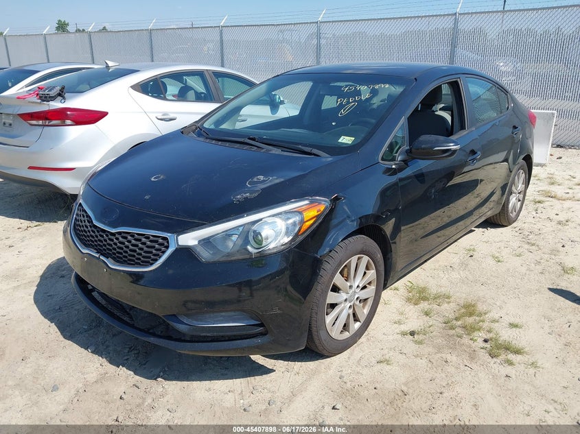 2014 Kia Forte VIN KNAFX4A67E5188667 IAAI salvage auction — NORMAL WEAR, Clear (Virginia), sold $550 on 2026-07-15 (photo 2)
