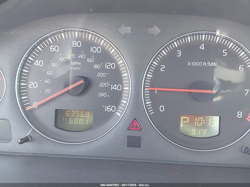2006 Volvo S60 VIN YV1RS592862543431 IAAI salvage auction — RIGHT SIDE, Salvage (California), sold $450 on 2026-07-31 (photo 7)