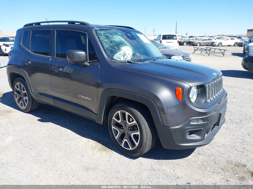 2016 Jeep Renegade VIN ZACCJABT3GPE08990 IAAI salvage auction — LEFT FRONT, Salvage Title, sold $2,250 on 2026-07-23 (photo 1)