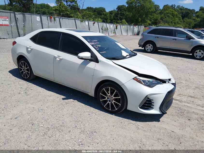 2017 Toyota Corolla VIN 5YFBURHE0HP630233 IAAI salvage auction — FRONT END, Salvage (New Jersey), sold $3,250 on 2026-07-28 (photo 1)