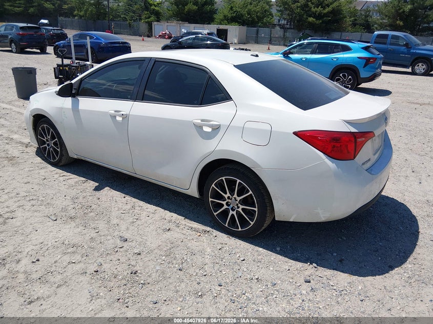 2017 Toyota Corolla VIN 5YFBURHE0HP630233 IAAI salvage auction — FRONT END, Salvage (New Jersey), sold $3,250 on 2026-07-28 (photo 3)