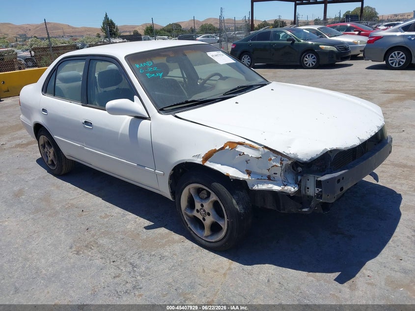2001 Toyota Corolla VIN 1NXBR12E21Z520669 IAAI salvage auction — NORMAL WEAR, Salvage (California), sold $300 on 2026-07-09 (photo 1)