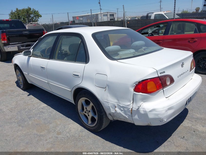 2001 Toyota Corolla VIN 1NXBR12E21Z520669 IAAI salvage auction — NORMAL WEAR, Salvage (California), sold $300 on 2026-07-09 (photo 3)