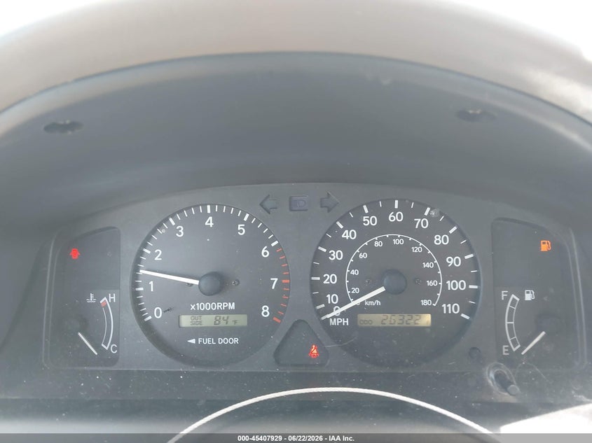 2001 Toyota Corolla VIN 1NXBR12E21Z520669 IAAI salvage auction — NORMAL WEAR, Salvage (California), sold $300 on 2026-07-09 (photo 7)