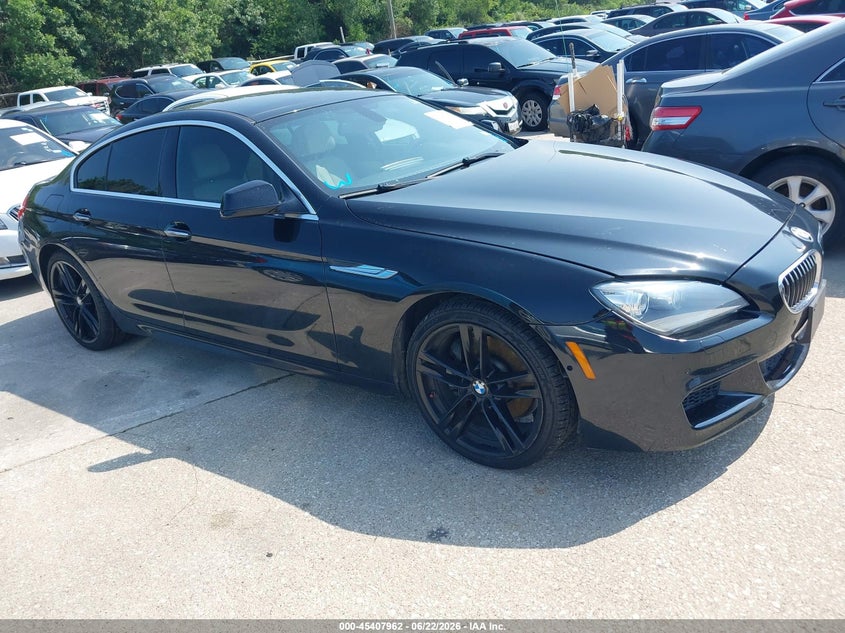 2013 BMW 6er VIN WBA6A0C59DDF14393 IAAI salvage auction — REPOSSESSION, Salvage Title, sold $1,400 on 2026-07-20 (photo 1)