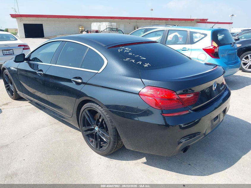 2013 BMW 6er VIN WBA6A0C59DDF14393 IAAI salvage auction — REPOSSESSION, Salvage Title, sold $1,400 on 2026-07-20 (photo 3)