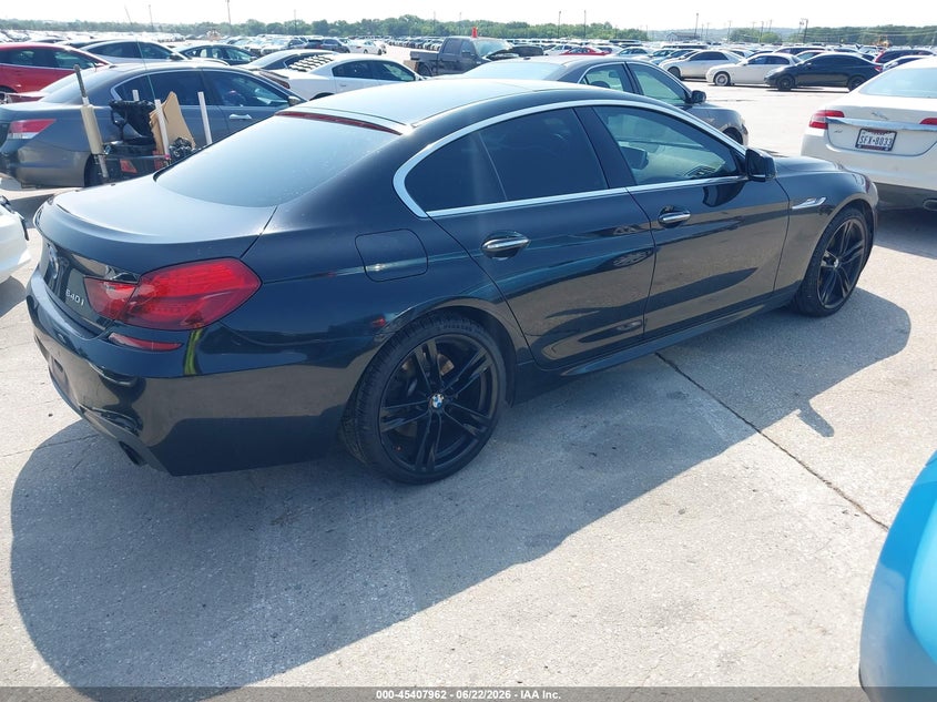 2013 BMW 6er VIN WBA6A0C59DDF14393 IAAI salvage auction — REPOSSESSION, Salvage Title, sold $1,400 on 2026-07-20 (photo 4)